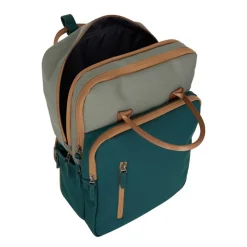 Ferron Milwaukee 19 Liter Laptoprugzak – Waterafstotend PU, Geschikt voor 15,6″ Laptop 19L Petrol