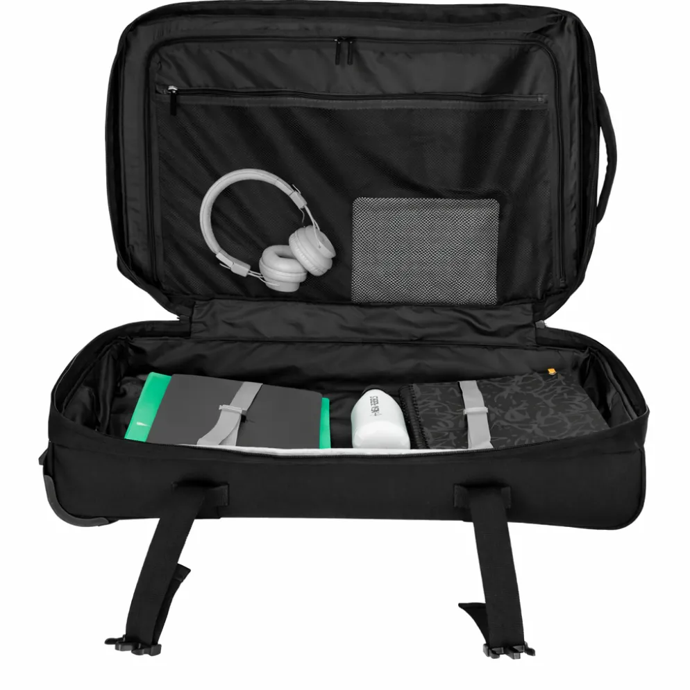 Gassaway Trolley Large | XXL Reiskoffer 73L - Lichtgewicht Koffer met Dubbele Wielen - 70x39x27 cm Zwart