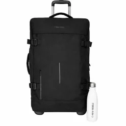 Gassaway Trolley Large | XXL Reiskoffer 73L - Lichtgewicht Koffer met Dubbele Wielen - 70x39x27 cm Zwart