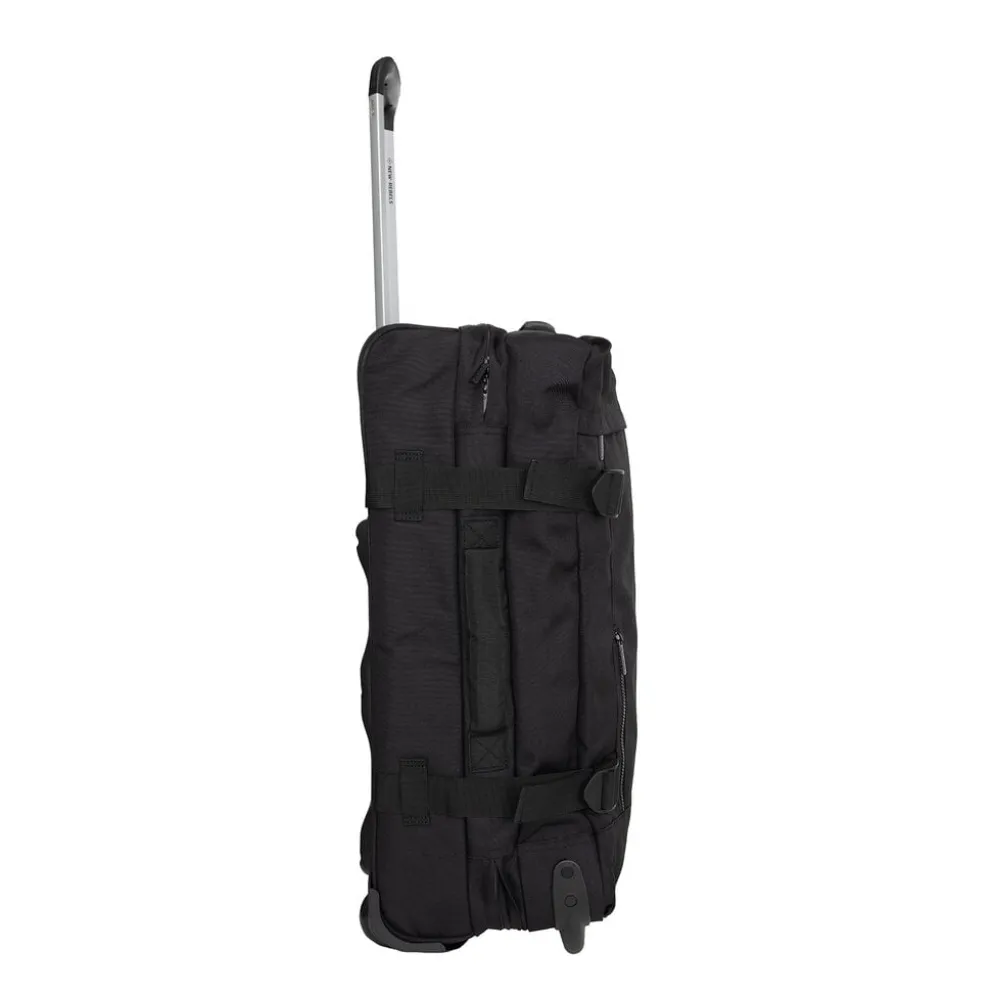 Gassaway Trolley Medium | Reiskoffer 52L | Lichtgewicht Koffer met Dubbele Wielen | 60x36x24 cm Zwart