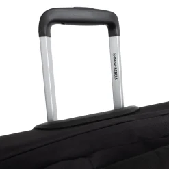 Gassaway Trolley Medium | Reiskoffer 52L | Lichtgewicht Koffer met Dubbele Wielen | 60x36x24 cm Zwart
