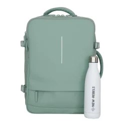 Jessi – Womby Weekend Travel Bag Underseat Backpack – 27L Water-Repellent Cabin Bag – 30x20x45 cm Salie Groen
