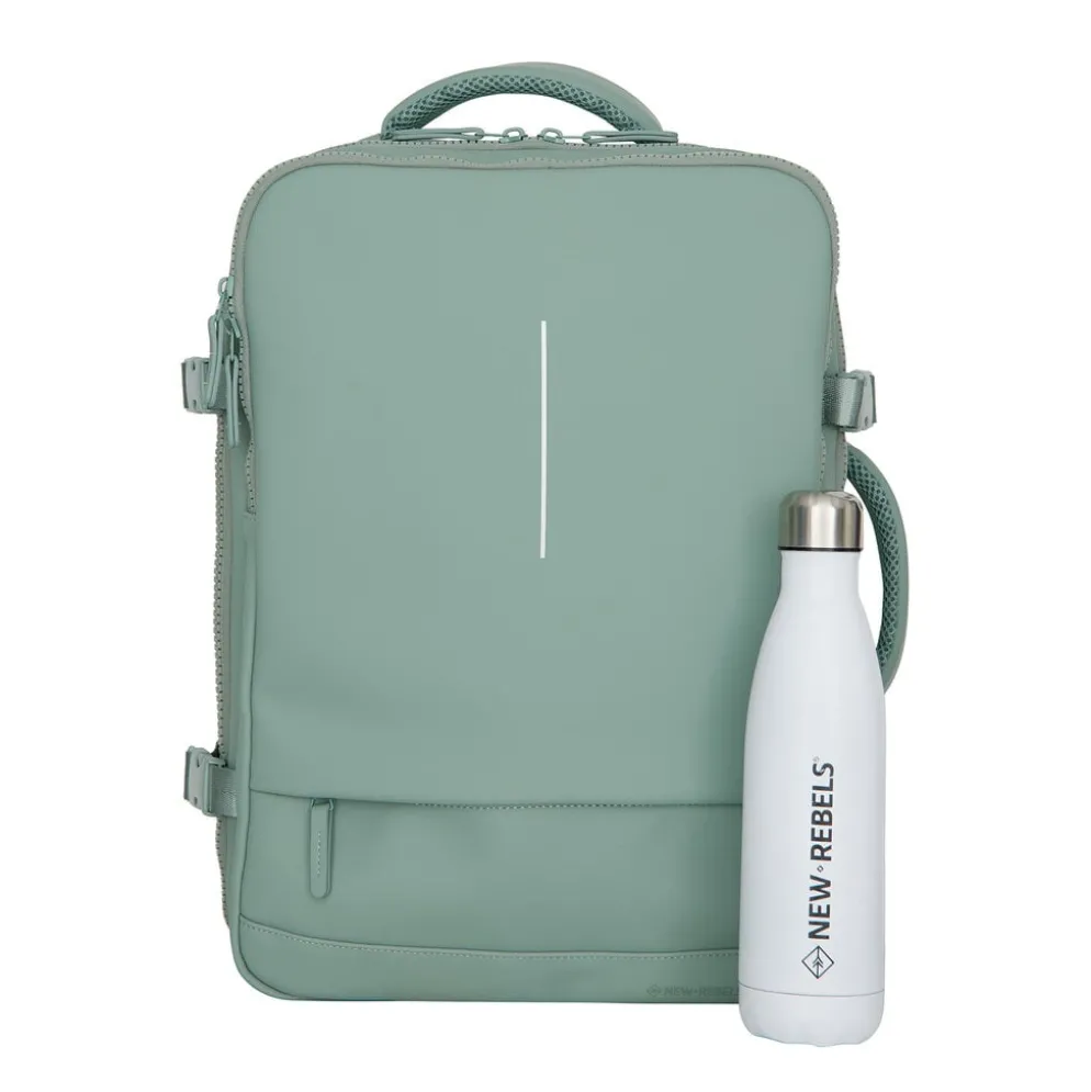 Jessi – Womby Weekend Travel Bag Underseat Backpack – 27L Water-Repellent Cabin Bag – 30x20x45 cm Salie Groen