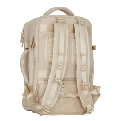 Jessi Womby Cabin Rugzak – 27L Waterdichte Onderseater Handbagage, Geschikt voor Vliegtuig 30x20x45cmr Beige
