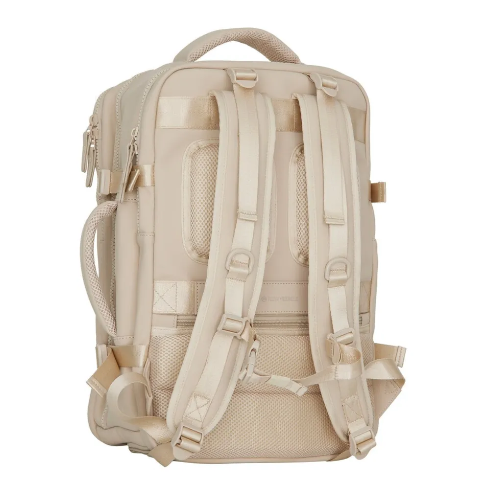 Jessi Womby Cabin Rugzak – 27L Waterdichte Onderseater Handbagage, Geschikt voor Vliegtuig 30x20x45cmr Beige