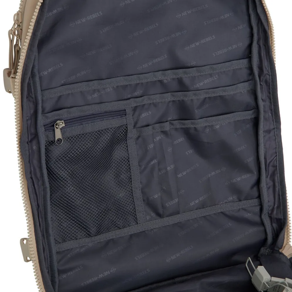 Jessi Womby Cabin Rugzak – 27L Waterdichte Onderseater Handbagage, Geschikt voor Vliegtuig 30x20x45cmr Beige