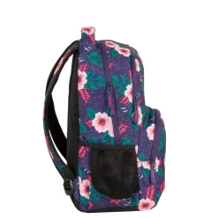 New Rebels ® BTS 2 schooltas met laptopvak Flower print