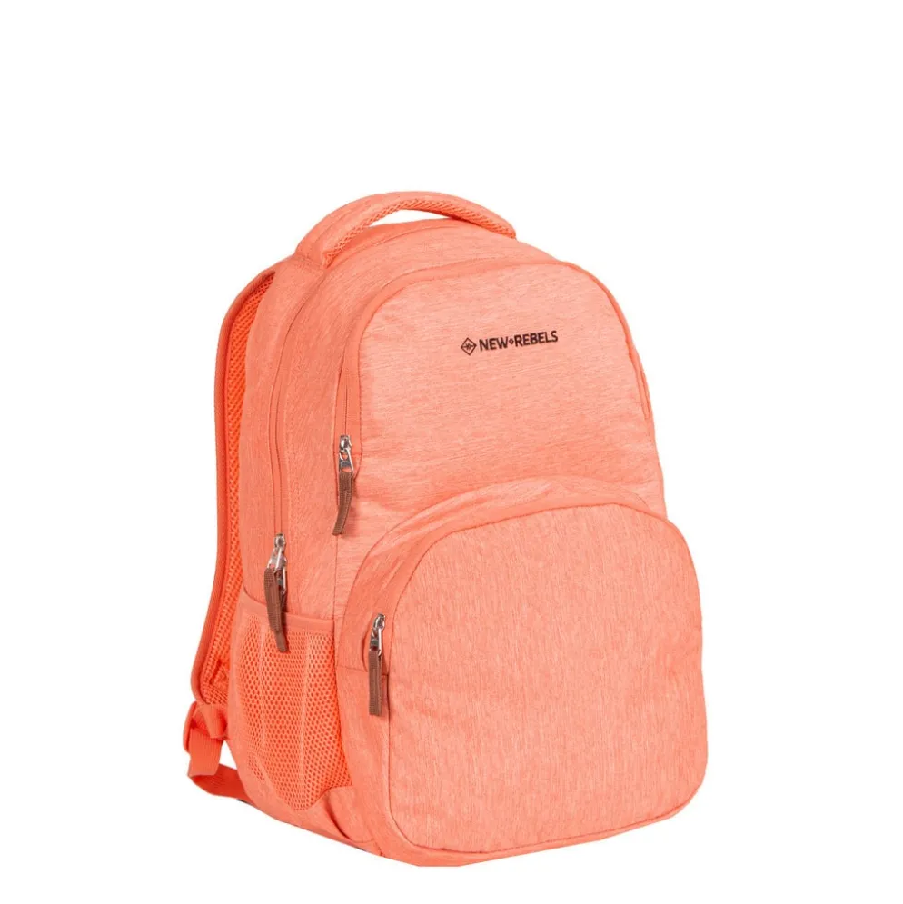 New Rebels ® BTS 2 schooltas met Laptopvak roze