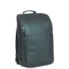 New Rebels ® Harper - Rugzak - Laptoptas - Rugtas - 18 Liter - Donker Groen -  Metallic