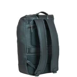 New Rebels ® Harper - Rugzak - Laptoptas - Rugtas - 18 Liter - Donker Groen - Metallic