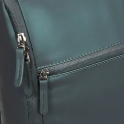 New Rebels ® Harper - Rugzak - Laptoptas - Rugtas - 18 Liter - Donker Groen - Metallic