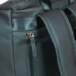New Rebels ® Harper - Rugzak - Laptoptas - Rugtas - 18 Liter - Donker Groen - Metallic