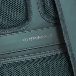 New Rebels ® Harper - Rugzak - Laptoptas - Rugtas - 18 Liter - Donker Groen - Metallic