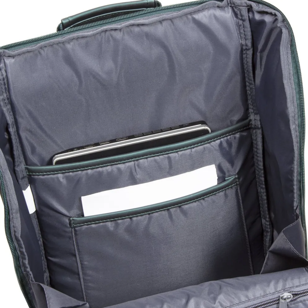 New Rebels ® Harper - Rugzak - Laptoptas - Rugtas - 18 Liter - Donker Groen - Metallic