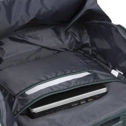 New Rebels ® Harper - Rugzak - Laptoptas - Rugtas - 18 Liter - Donker Groen - Metallic