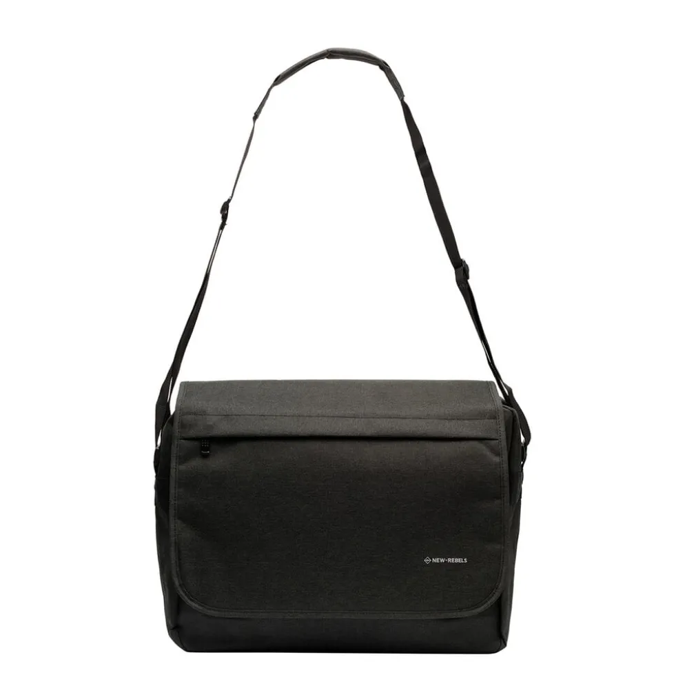 New Rebels ® Heaven26 - Large SchoudertasLaptoptas 15,6 - A4Zwart
