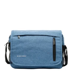 New Rebels ® Heaven25 - Medium Schoudertas A5 - Crossbodytas met flap - Soft Blauw