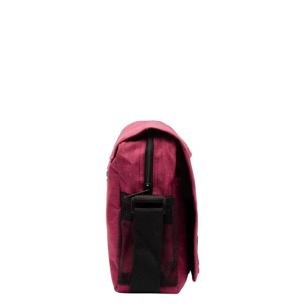 New Rebels ® Heaven25 - Medium Schoudertas A5 - Crossbodytas met flap - Burgundy