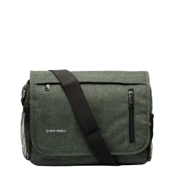 New Rebels ® Heaven25 - Medium Schoudertas A5 - Crossbodytas met flap Donker Groen