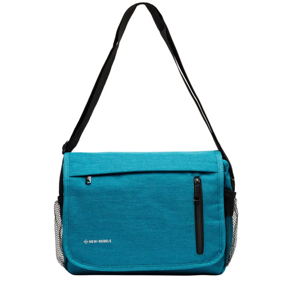New Rebels ® Heaven25 - Medium Schoudertas A5 - Crossbodytas met flap - New Blue