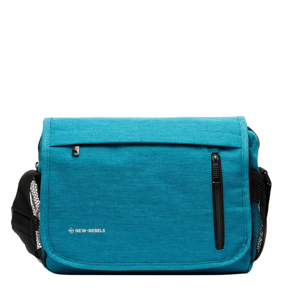 New Rebels ® Heaven25 - Medium Schoudertas A5 - Crossbodytas met flap - New Blue
