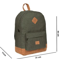 New Rebels ® Heaven - Rugzak - 16L - Polyester - Donkergroen