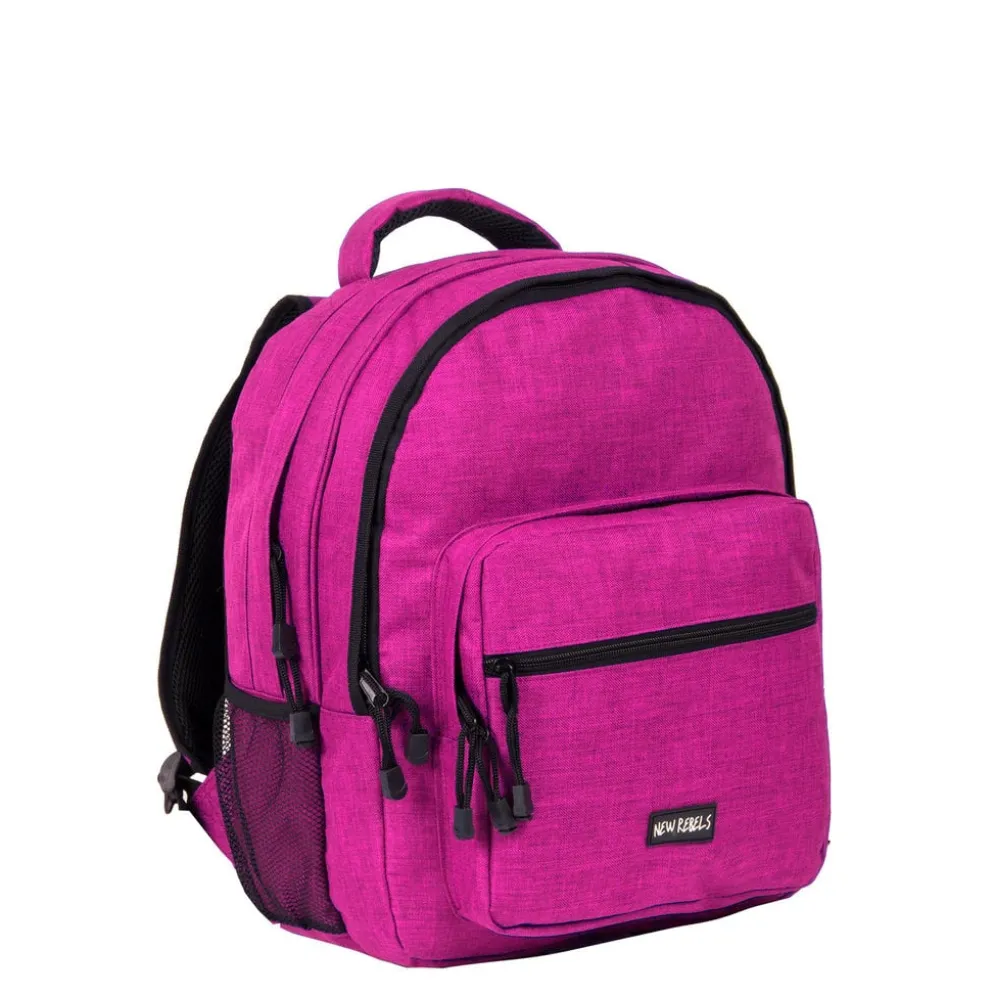 New Rebels ® Heaven - School - Rugtas - Fuchsia - Rugzak