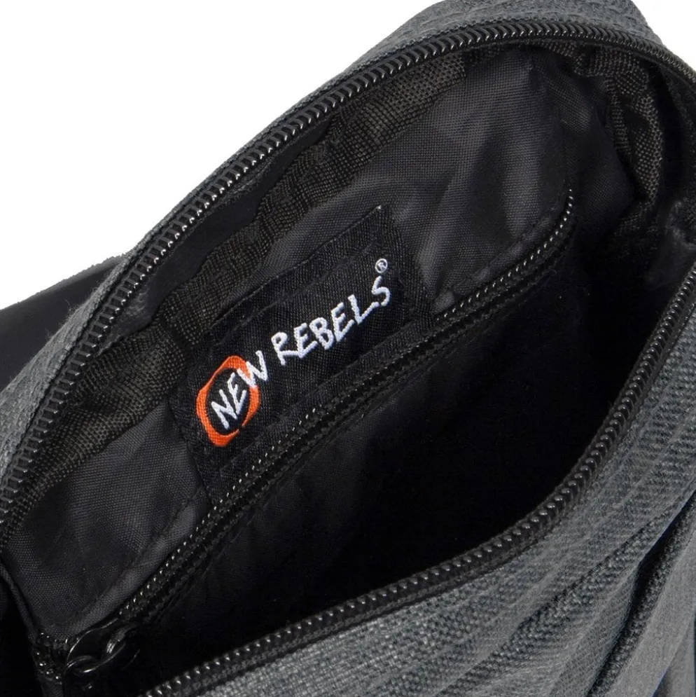 New Rebels ® Heaven - Schoudertas - Crossbody - Polyester - Zwart