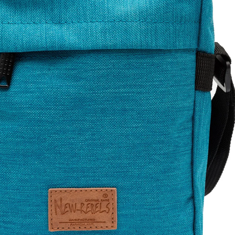 New Rebels ® Heaven V - Schoudertas - Crossbody - Polyester - Aquablauw