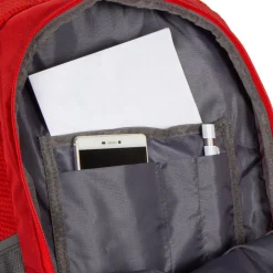 New Rebels ® Kinley - Rugtas - Schooltas - Vrijetijdstas - 48 Liter - Nylon - Rood