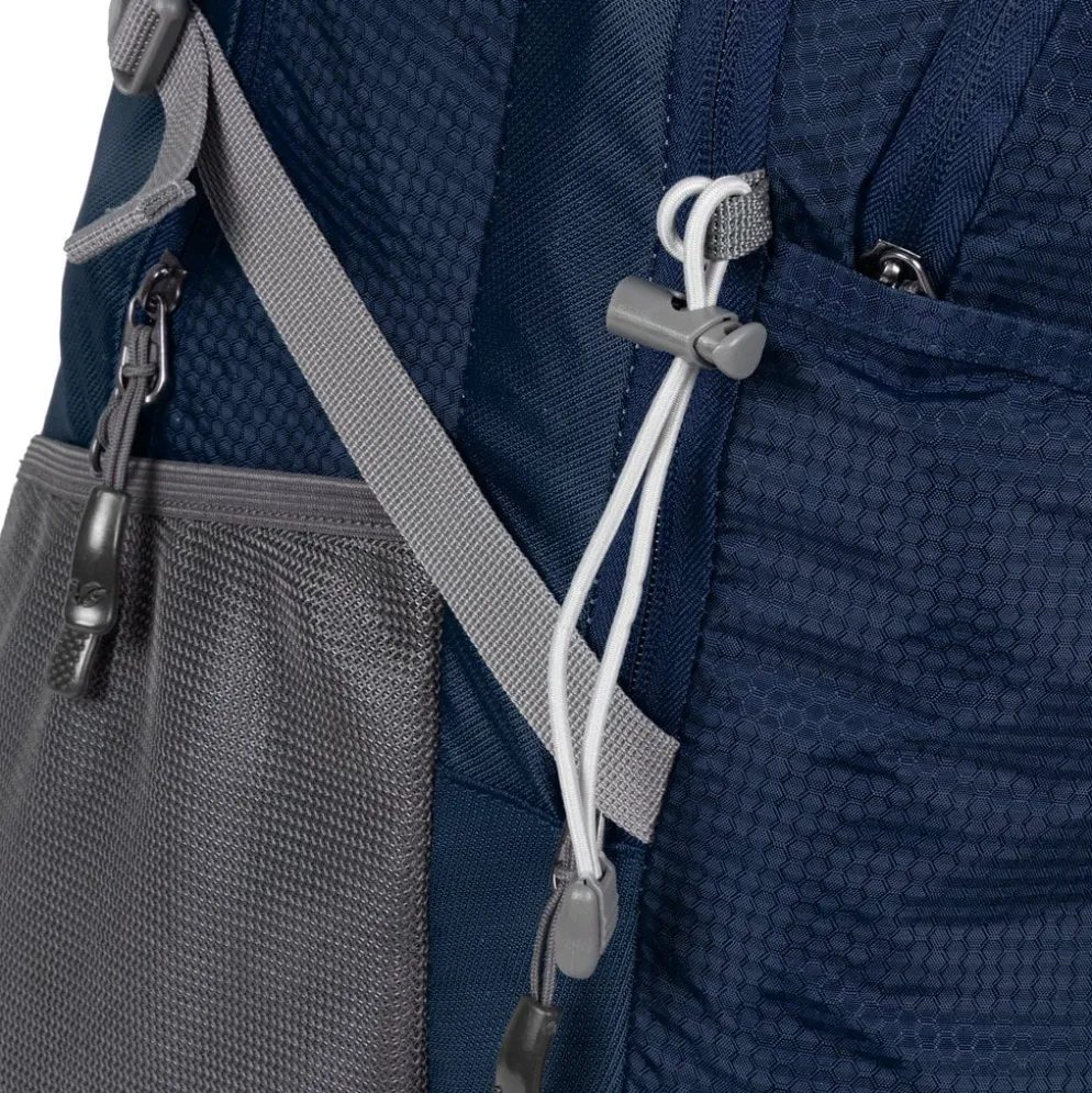 New Rebels ® Kinley - Rugtas - Schooltas - Vrijetijdstas - 48 Liter - Nylon - Navy Blauw