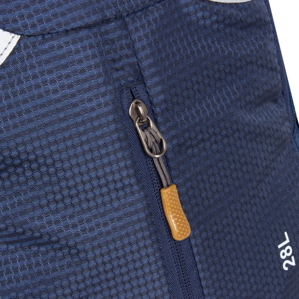 New Rebels ® Kinley - Rugtas - Schooltas - Vrijetijdstas - 28 Liter - Nylon - Navy Blauw