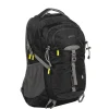 New Rebels ® Kinley - Rugtas - Schooltas - Vrijetijdstas - 48 Liter - Nylon - Zwart