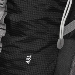 New Rebels ® Kinley - Rugtas - Schooltas - Vrijetijdstas - 48 Liter - Nylon - Zwart