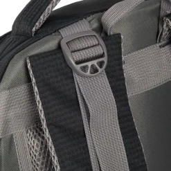 New Rebels ® Kinley - Rugtas - Schooltas - Vrijetijdstas - 48 Liter - Nylon - Zwart
