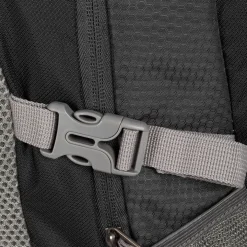 New Rebels ® Kinley - Rugtas - Schooltas - Vrijetijdstas - 28 Liter - Nylon - Zwart