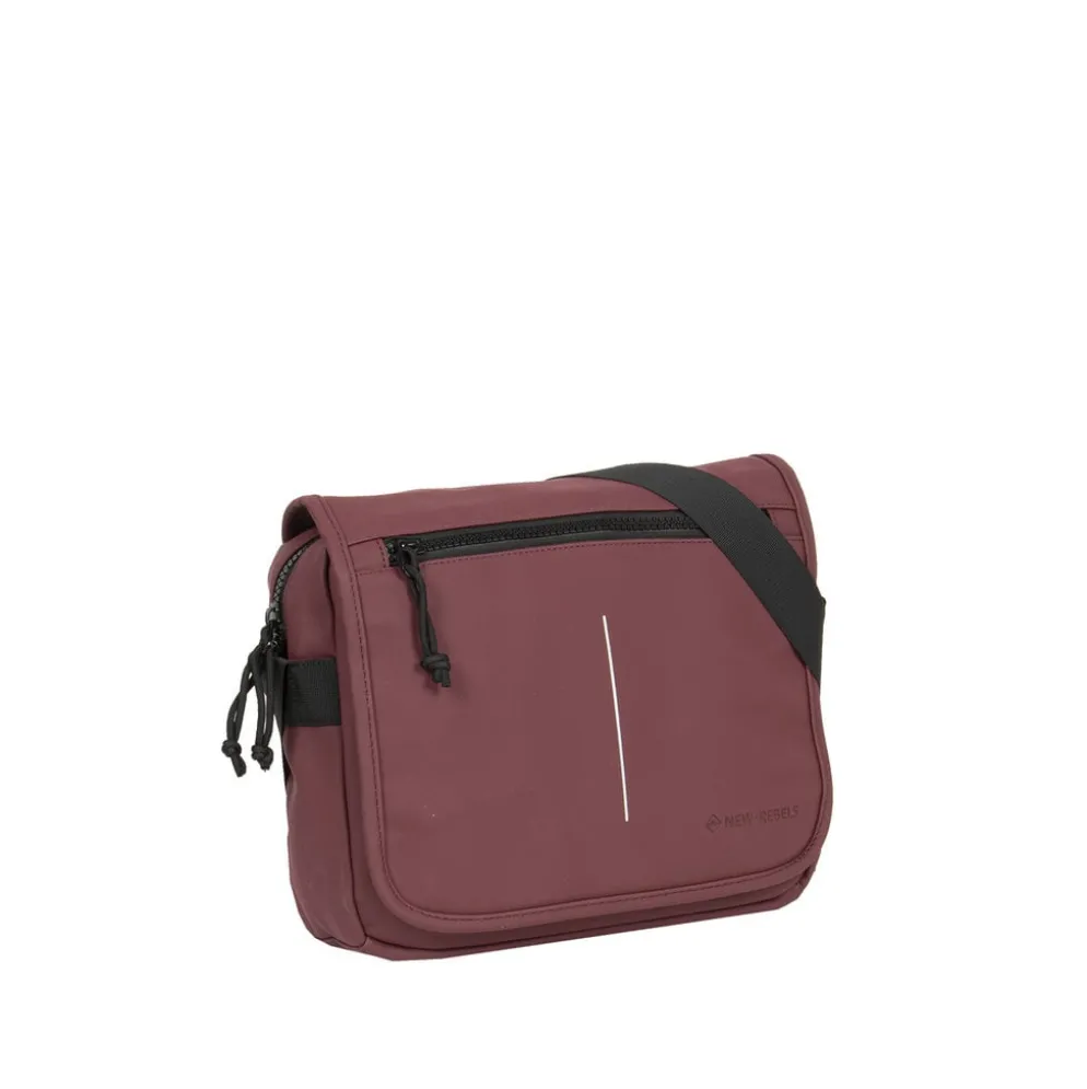 New Rebels ® Mart - Flapover - Burgundy - A5 - Schoudertas