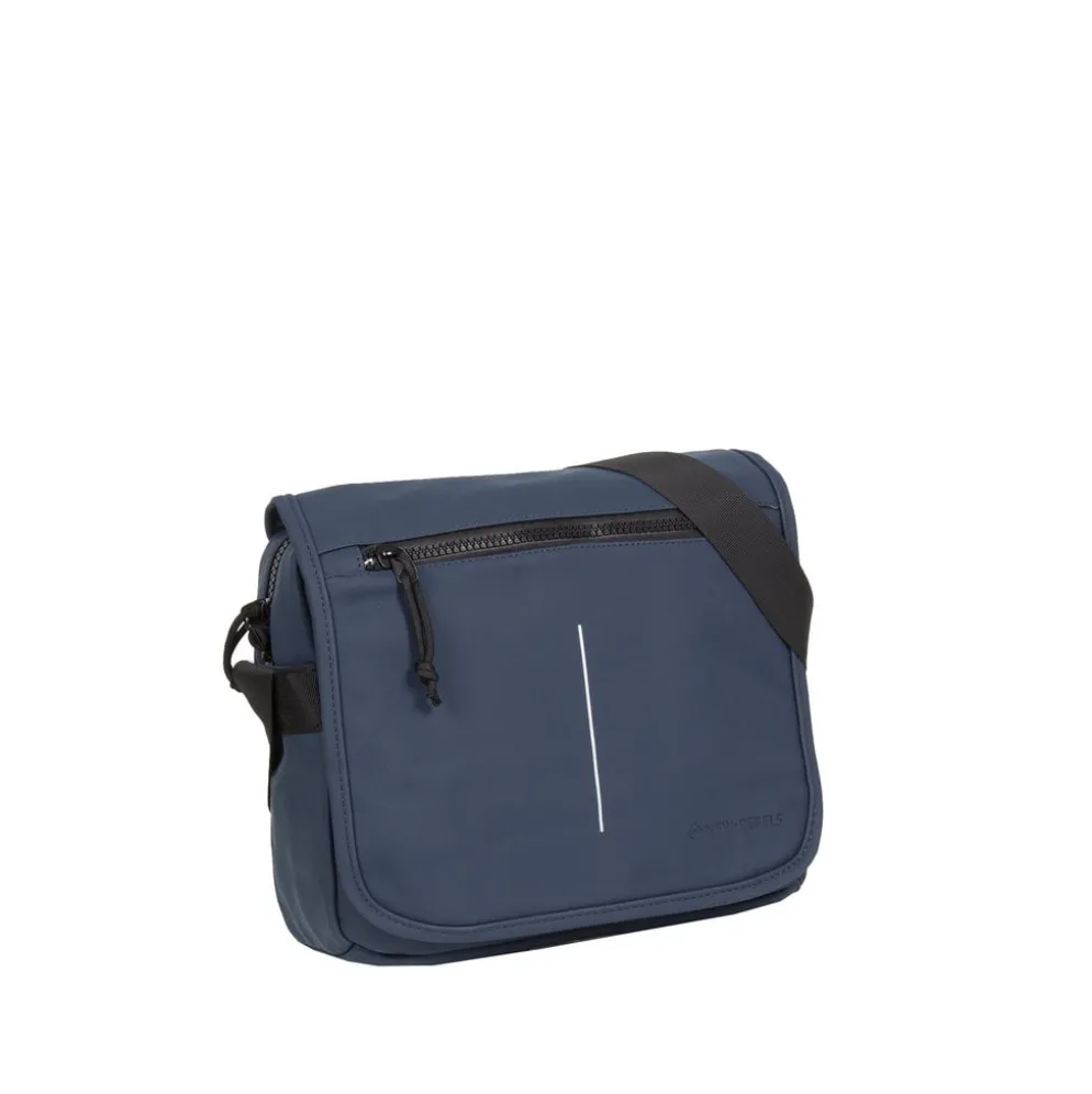 New Rebels ® Mart - Flapover - Navy Blauw - A5 - Schoudertas
