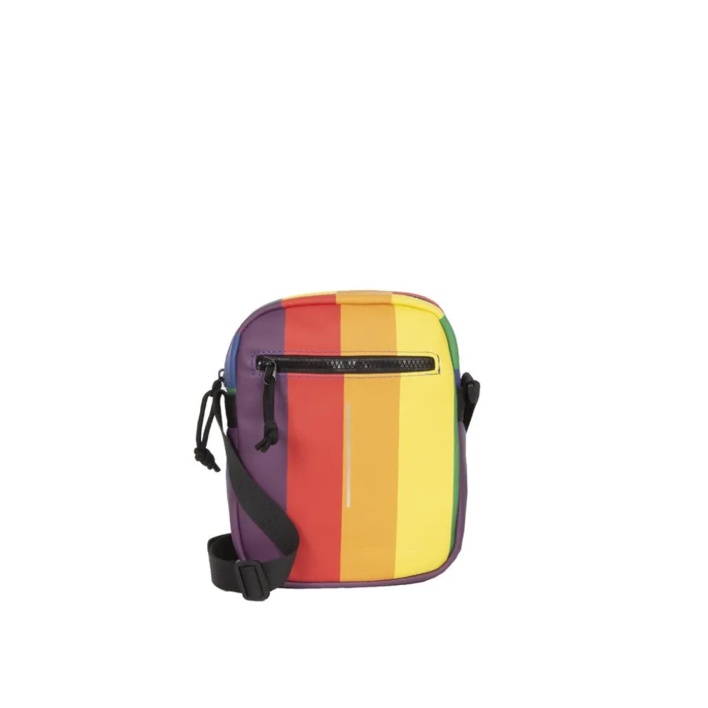 New Rebels ® Mart - Schoudertas - Crossbody Tas - Top Zip - Regenboog
