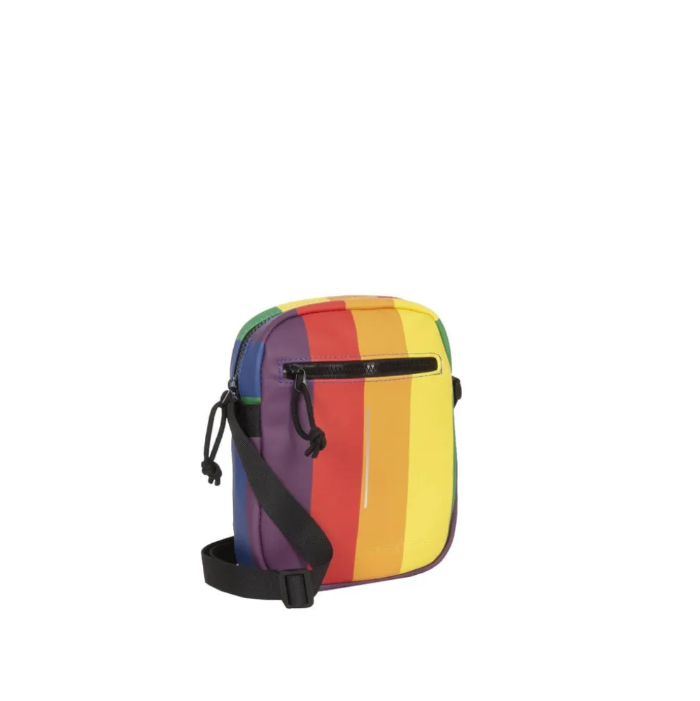 New Rebels ® Mart - Schoudertas - Crossbody Tas - Top Zip - Regenboog