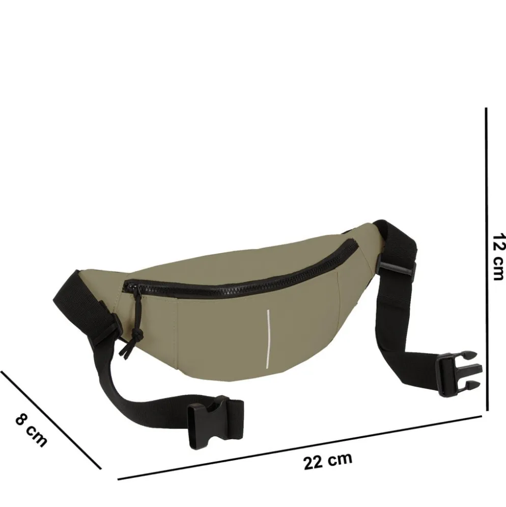 New Rebels ® Mart - Waterafstotend - Fanny Pack - Heuptas - Taupe