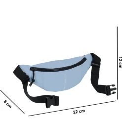 New Rebels ® Mart - Waterafstotend - Fanny Pack - Heuptas - Zacht Blauw
