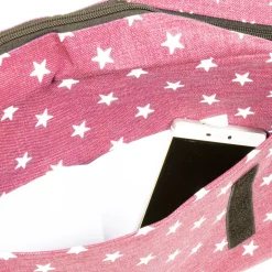 New Rebels ® Star25 - Medium Schoudertas  A5 - Crossbodytas met flapRoze