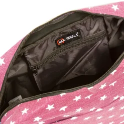 New Rebels ® Star25 - Medium Schoudertas  A5 - Crossbodytas met flapRoze