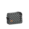 New Rebels ® Star25 - Medium Schoudertas  A5 - Crossbodytas met flap  - Grijs - with stars