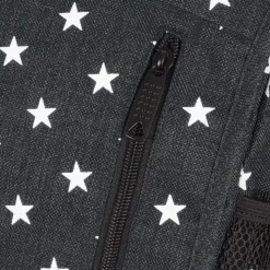 New Rebels ® Star25 - Medium Schoudertas A5 - Crossbodytas met flap - Grijs - with stars