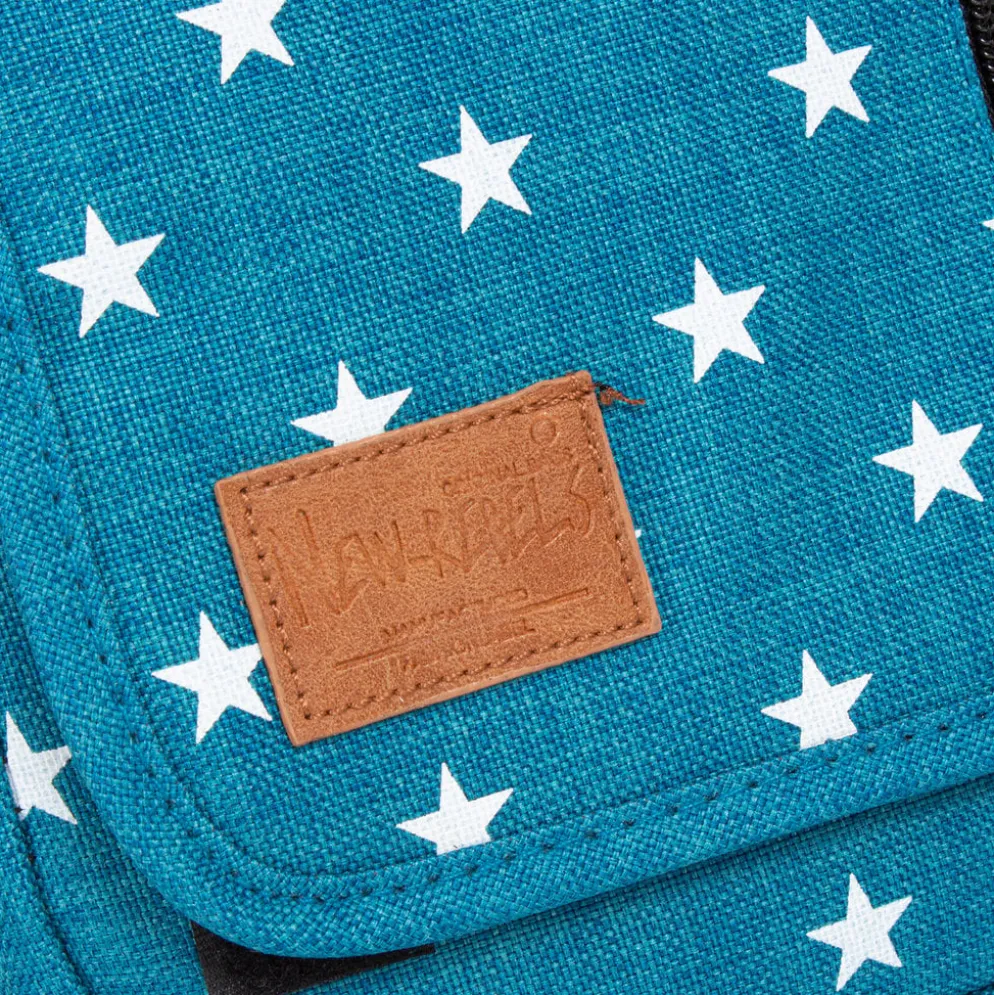 New Rebels ® Star range small flap new blue with stars