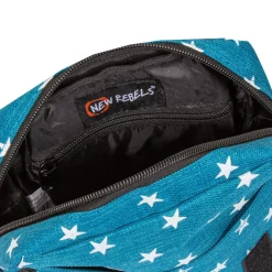 New Rebels ® Star range small flap new blue with stars
