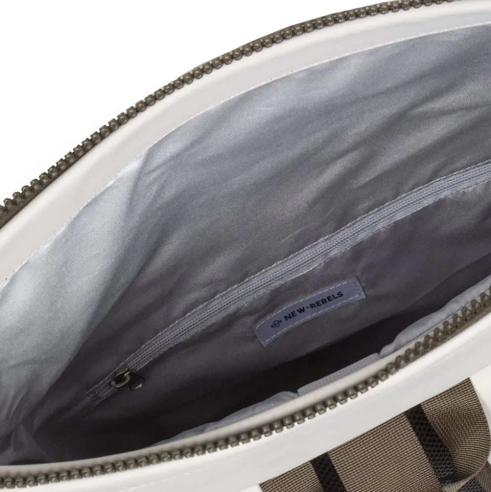 New Rebels ® Tim Rugzak Waterafstotend Beige/Olive