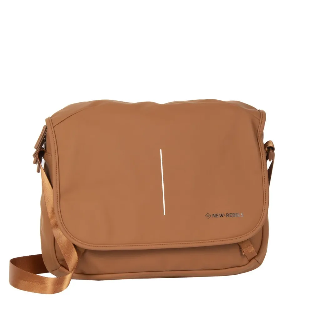 New Rebels ® William - Schoudertas - Cognac 10L - Waterafstotend